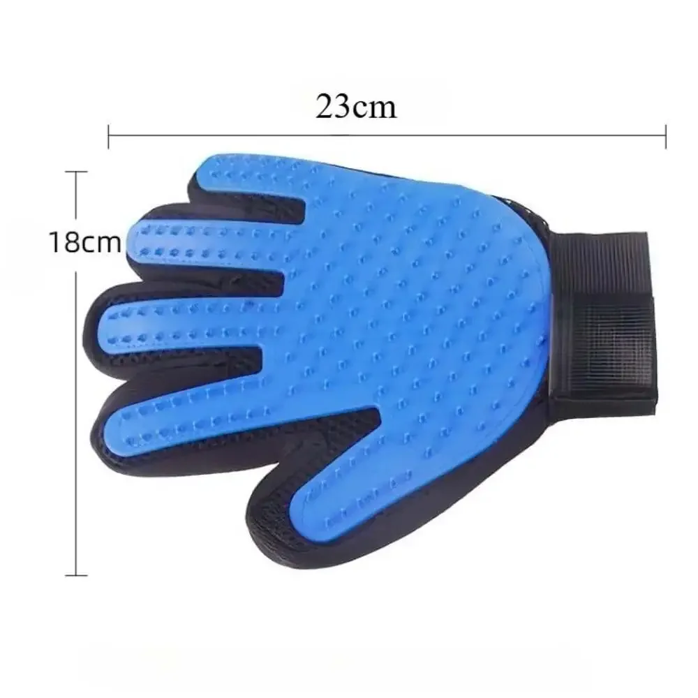 Pet Hair Remover Shower Gloves Puppy Cats Bath Brush Cleaning Silicone Comb Glov